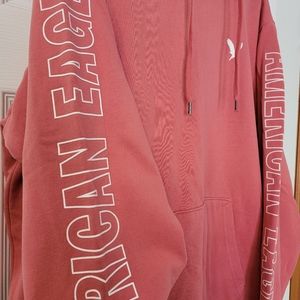 American Eagle Salmon Hoody - Men's XL